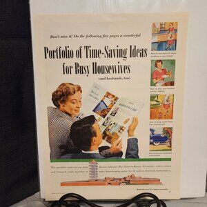 Johnson's Wax advertisement - 1951